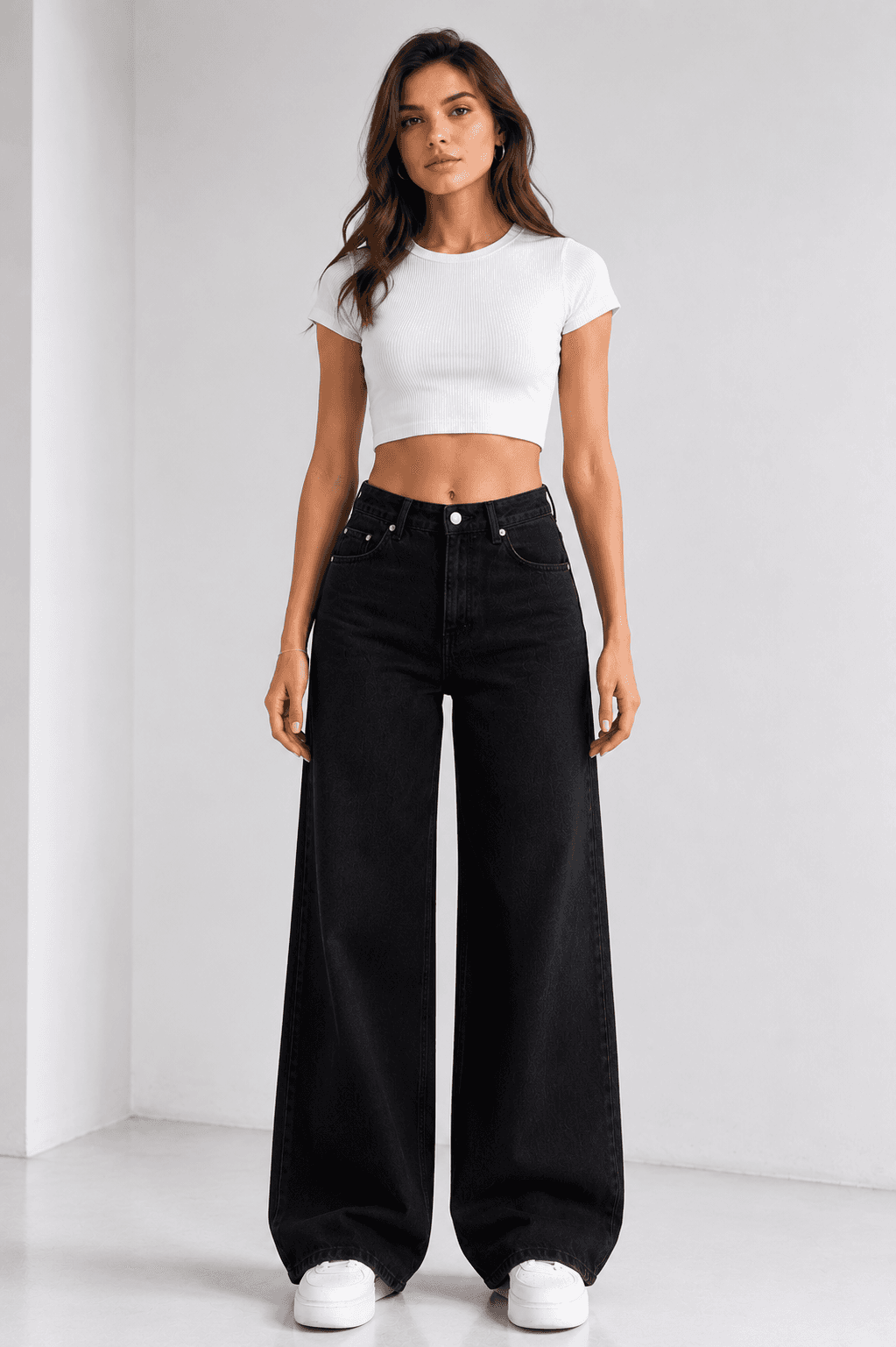 Siyah Baggy Denim