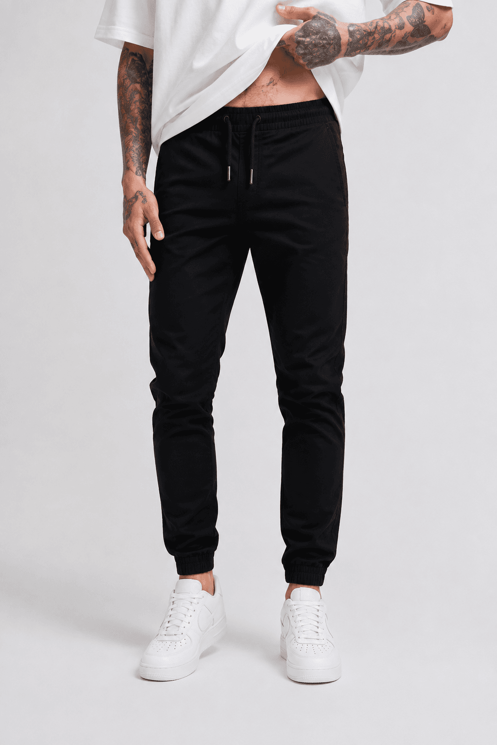 Essential Jogger Pantolon — Siyah