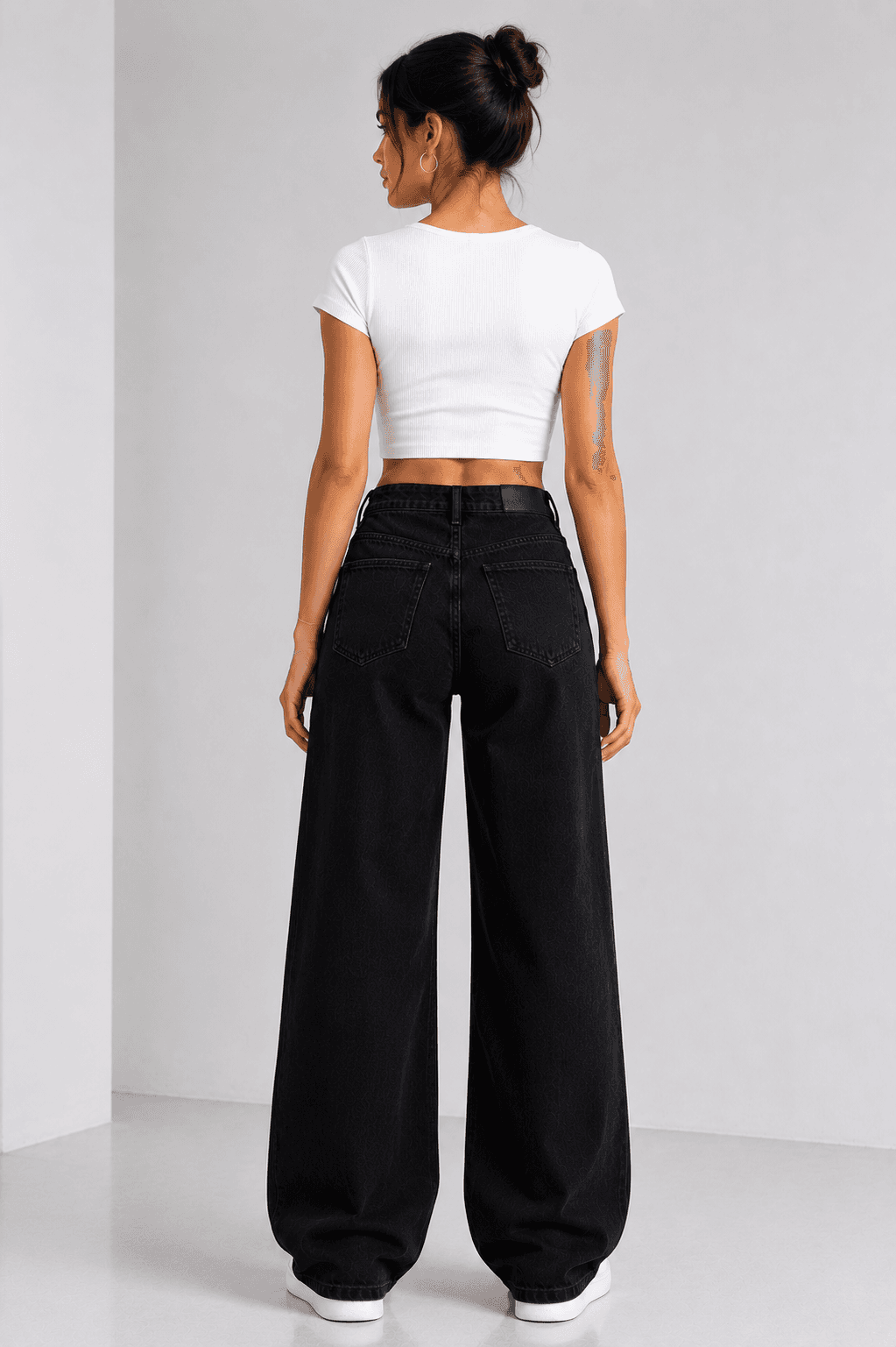 Siyah Baggy Denim