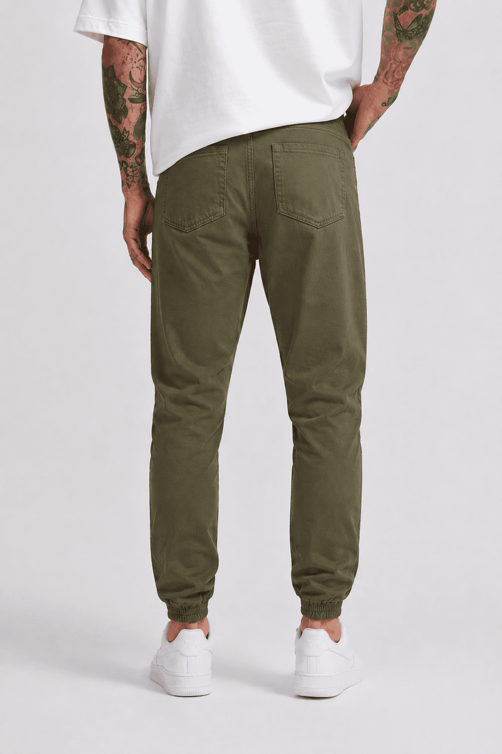 Essential Jogger Pantolon — Zeytin