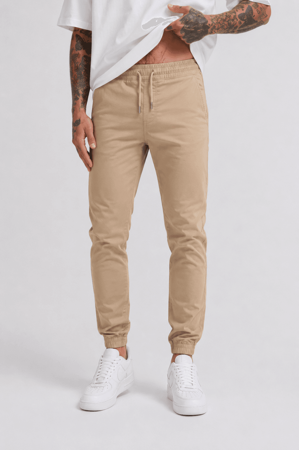 Essential Jogger Pantolon — Bej