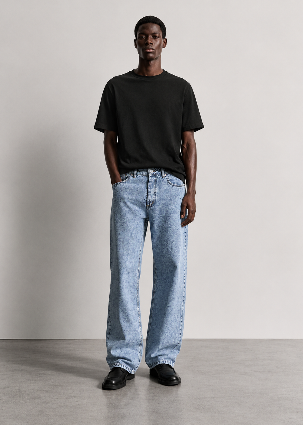 Ice Wash Denim